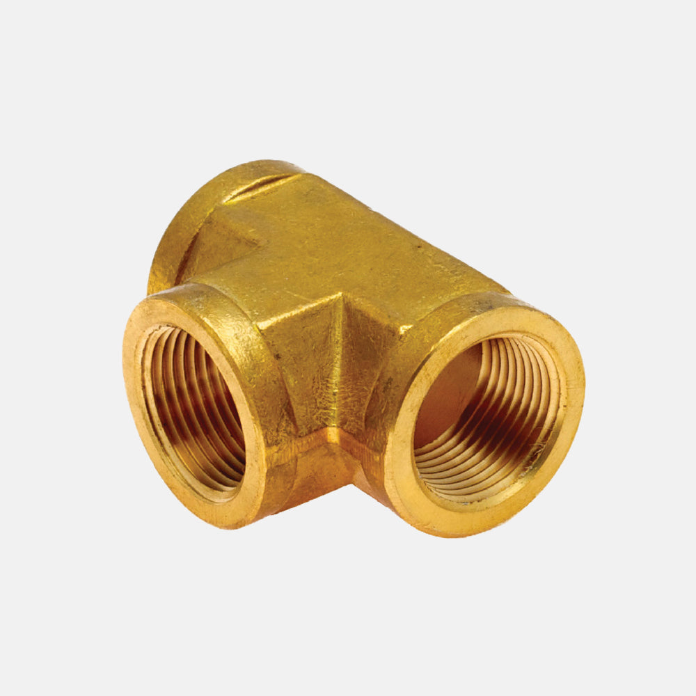 101B Conexión de Latón, Conector Tee Hembra NPT