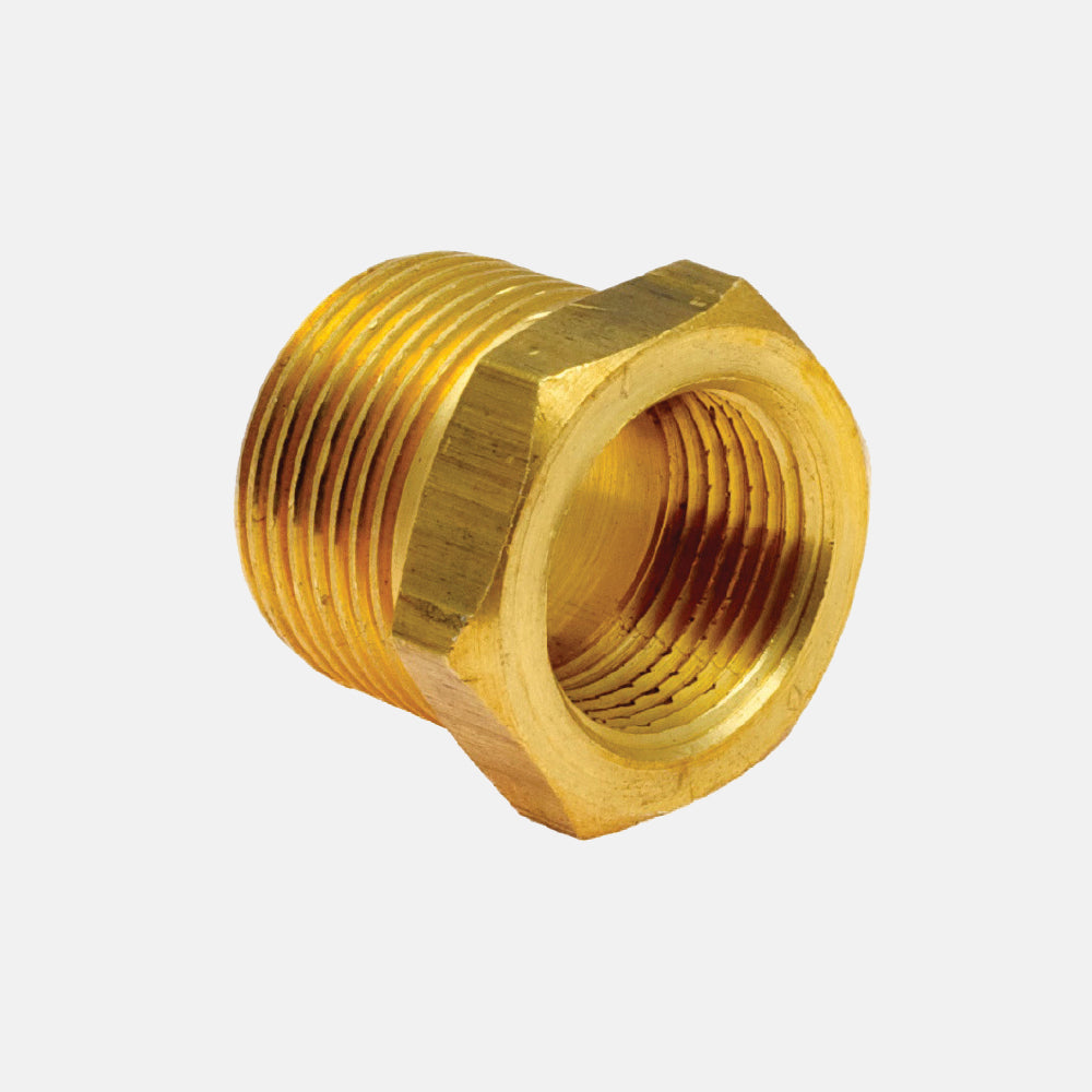 110B Conexión de Latón, Bushing Reducción NPT