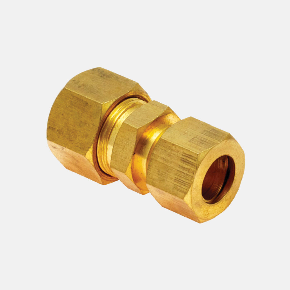 62FR Brass Fitting, Compression Reducing Union