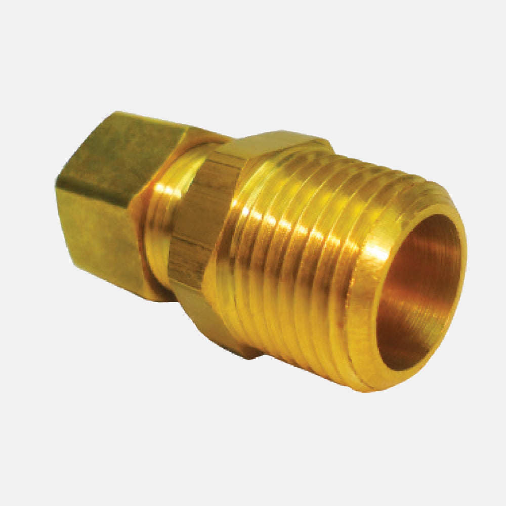 68F Conexión de Latón, Conector Macho de Compresión