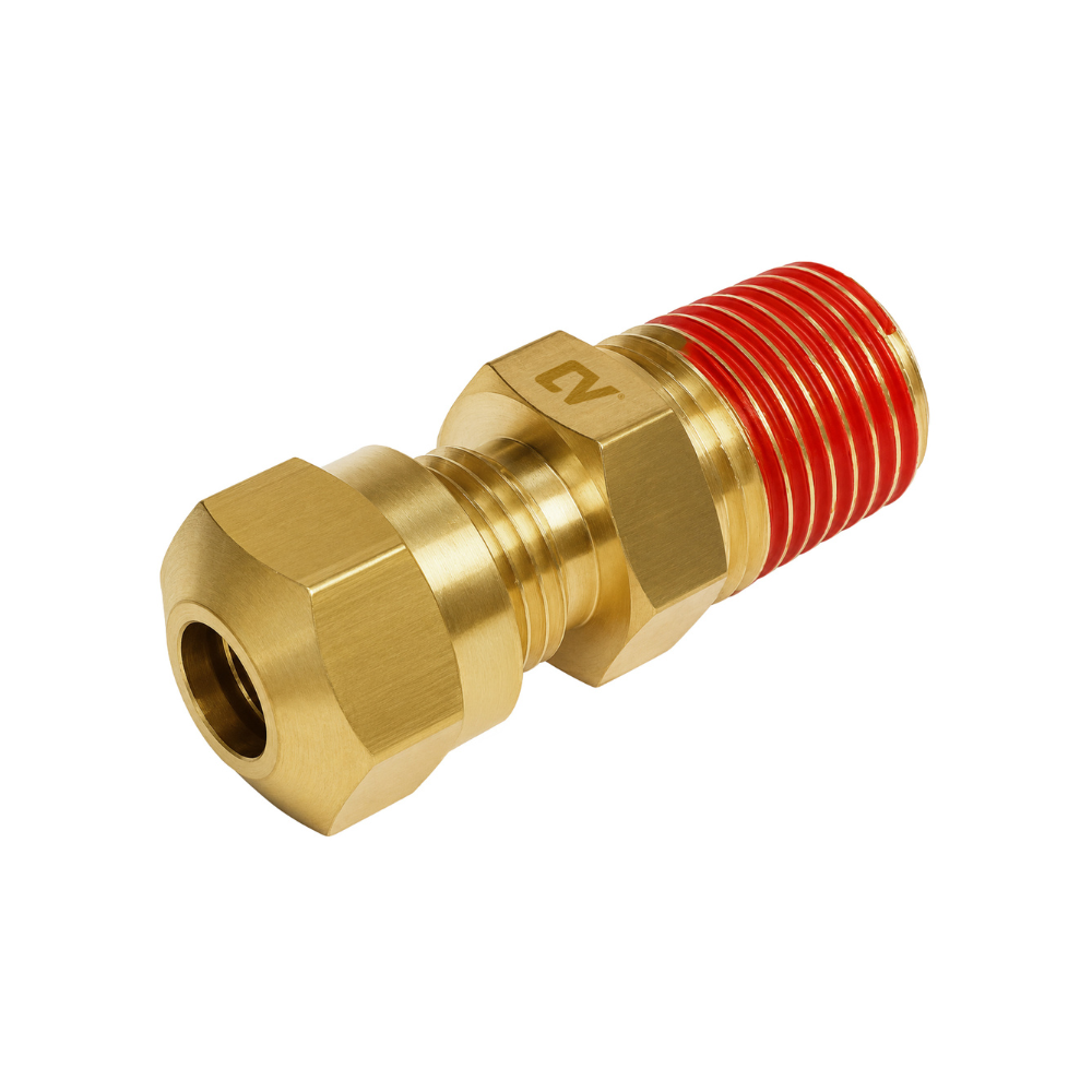 68NTA Conector de Compresión Macho NPT para Freno de Aire - DOT