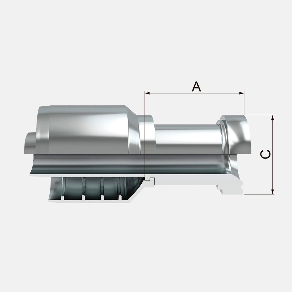 FHPA Straight Flange Code 61 SAE 3000 PSI
