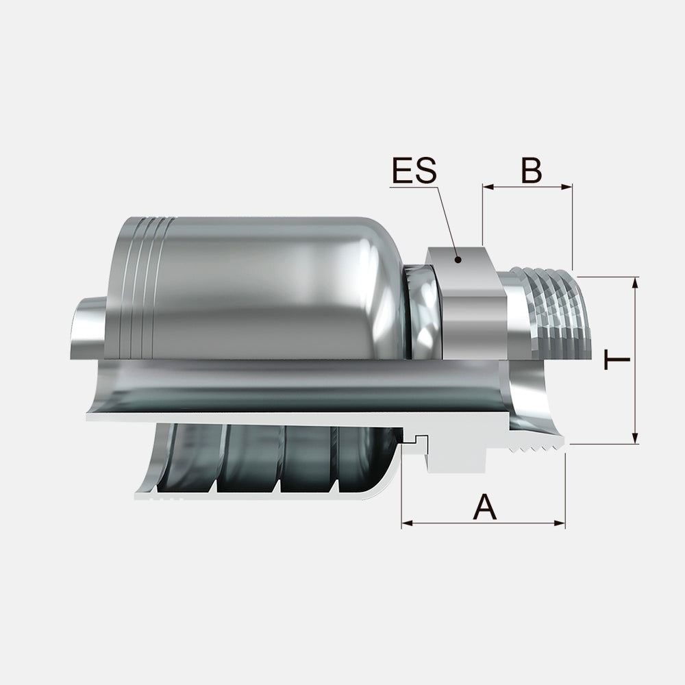 FJMZL Metric Fixed Tap 24° Cone Light Series