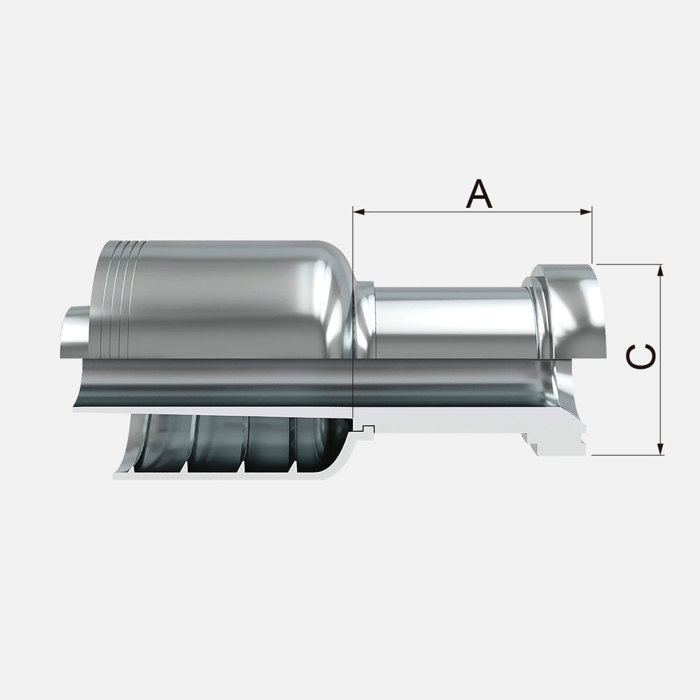 FJPA Flange Recto Código 61 - SAE 3000 PSI