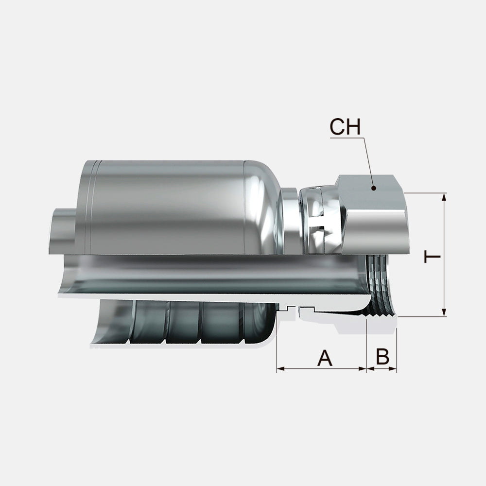 FKBPF Female Swivel Straight BSP