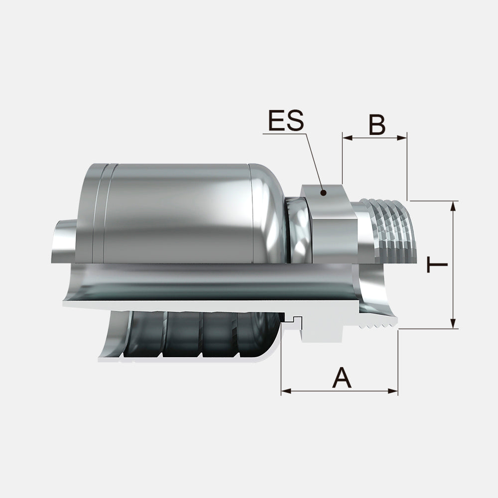 FKMZL Metric Fixed Tap 24° Cone Light Series