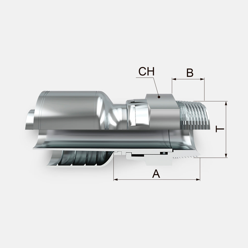 FKSP Male Swivel NPTF 60° Cone