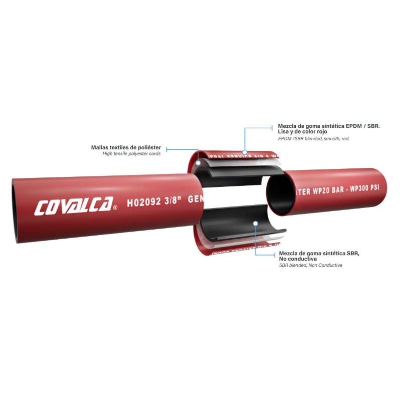 H02092 General Service Air Water Hose