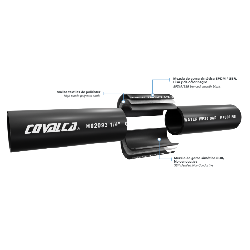H02093 Manguera para Servicio General Aire Agua