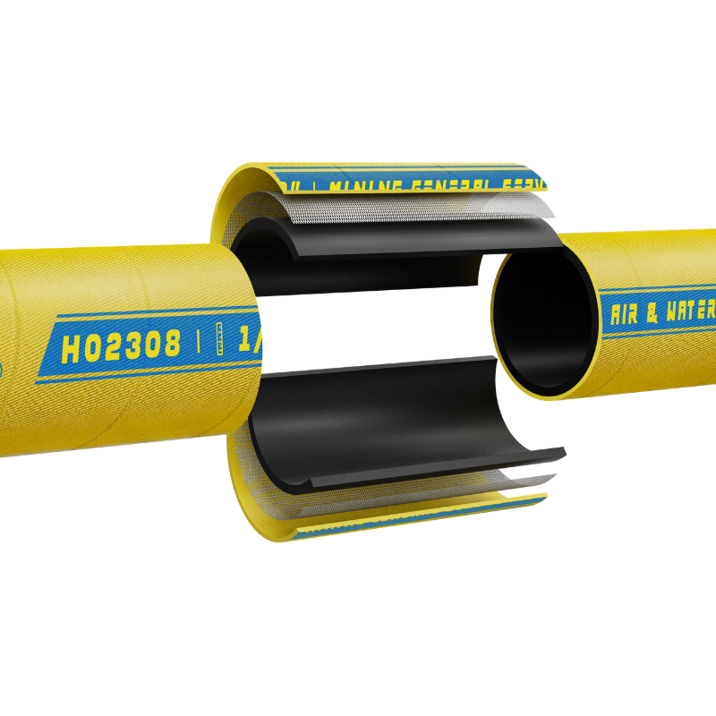 H02308 Manguera para Servicio General Aire Agua Minería / No Conductiva