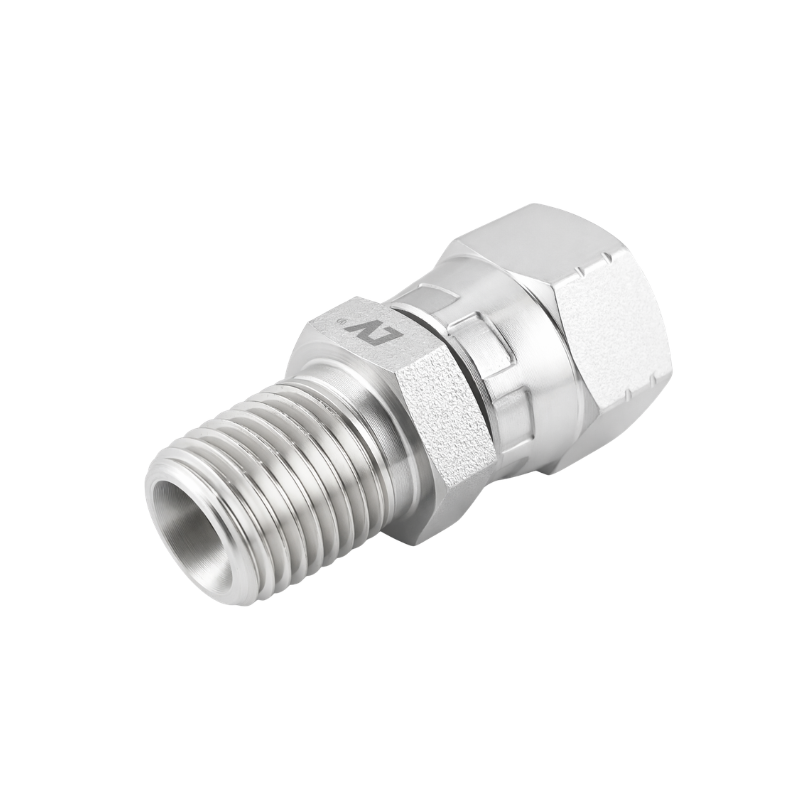 H881-FS Female JIC 37° Swivel - Male NPTF