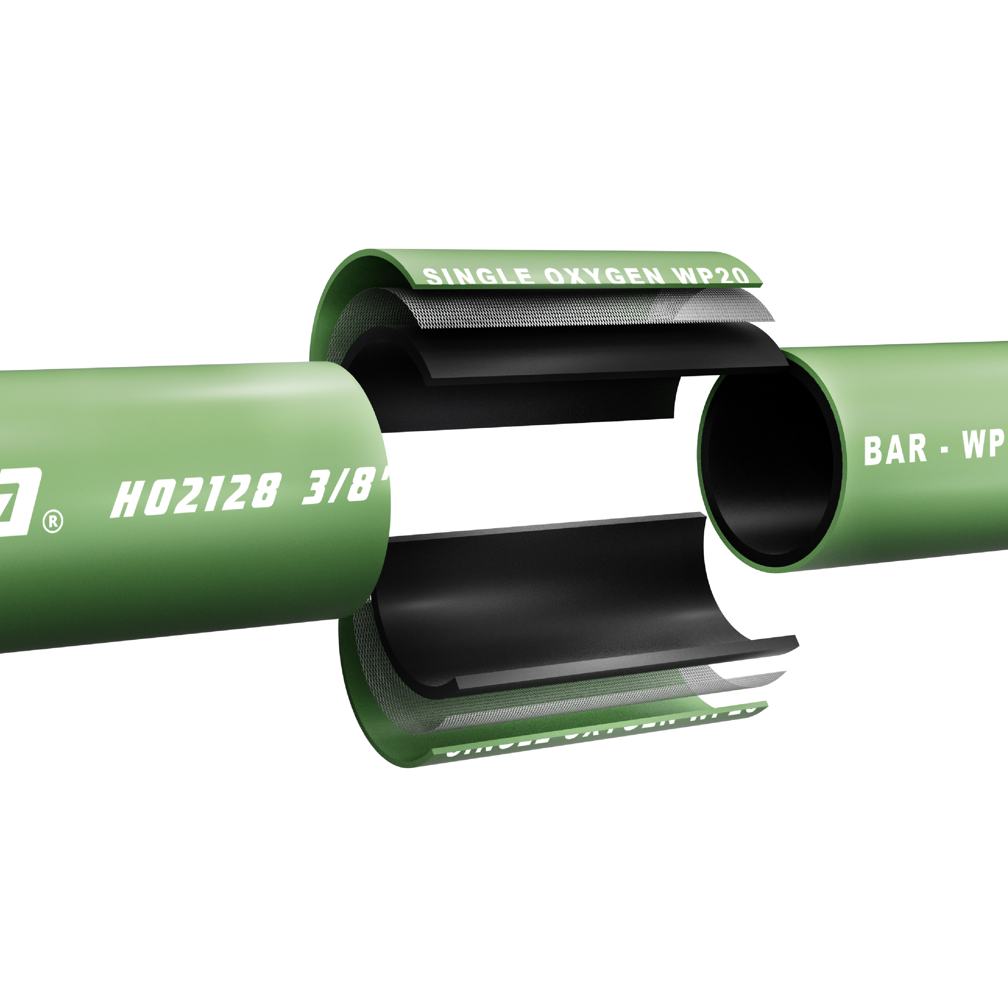 H02126 Twin Hose for Welding (Oxyfuel Cutting)